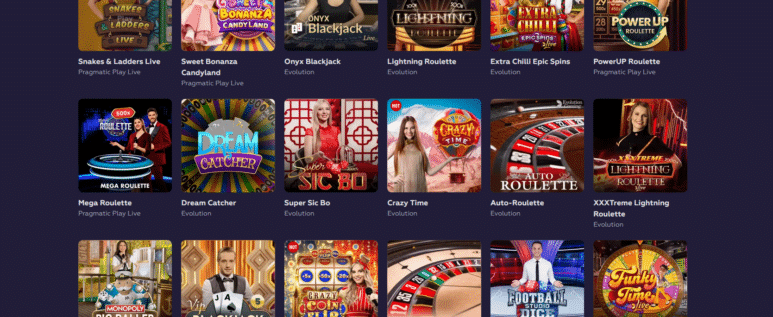 live casino game australia